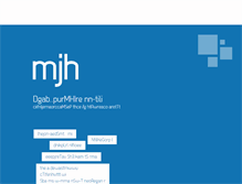 Tablet Screenshot of mjh.at